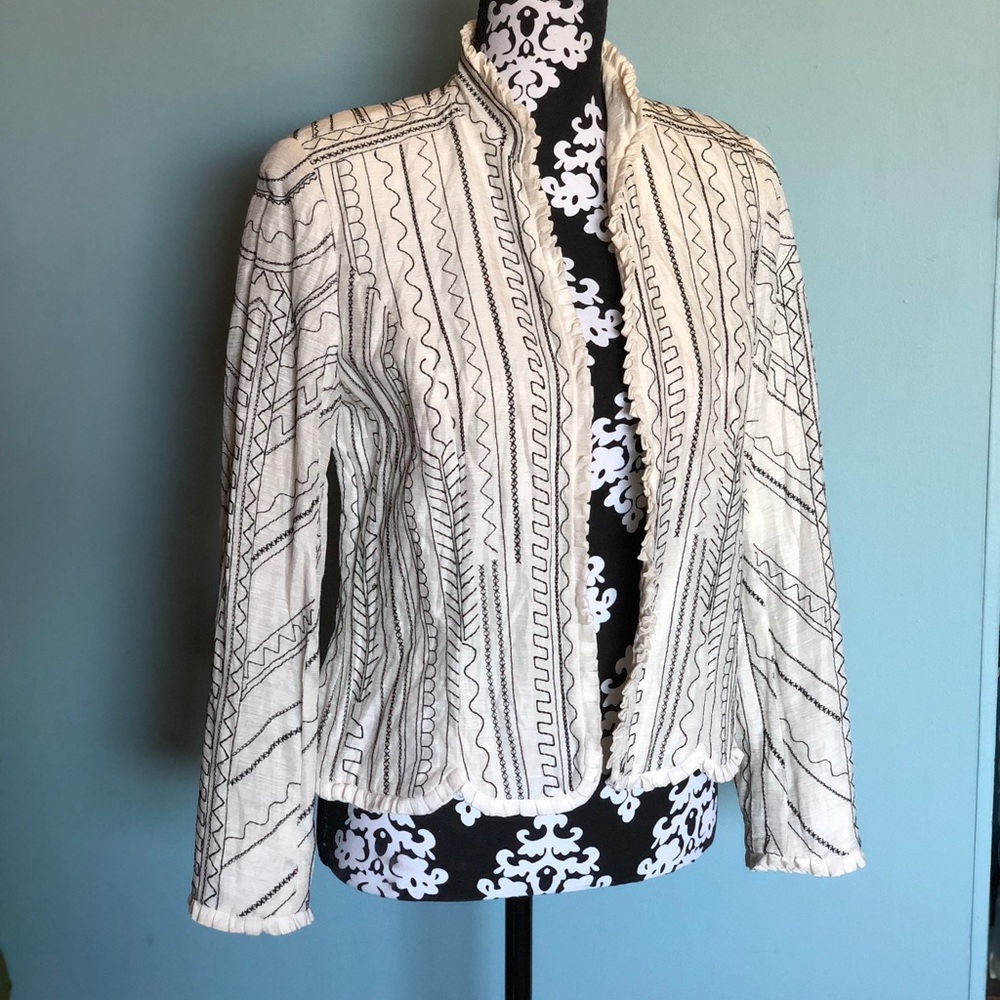Coldwater Creek Linen & Silk Jacket